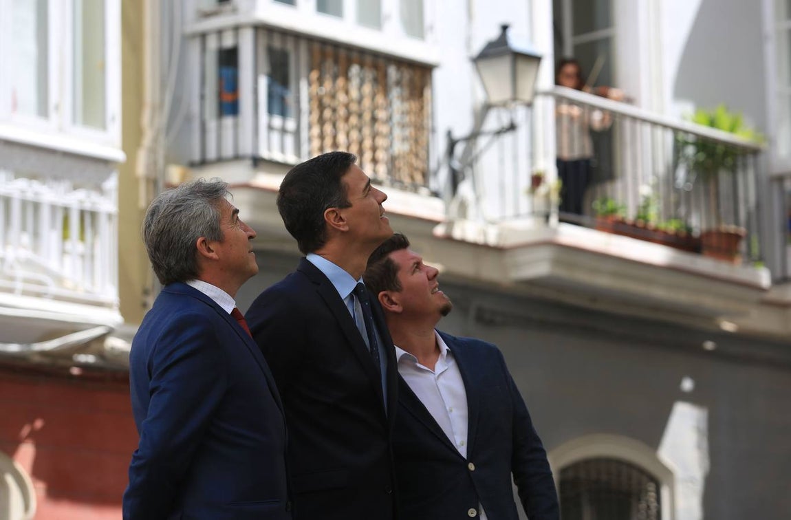 Las fotos de la visita de Pedro Sánchez a Cádiz