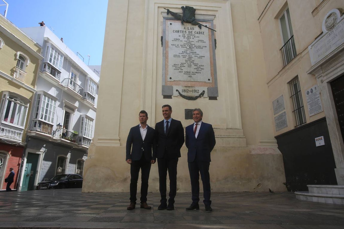 Las fotos de la visita de Pedro Sánchez a Cádiz