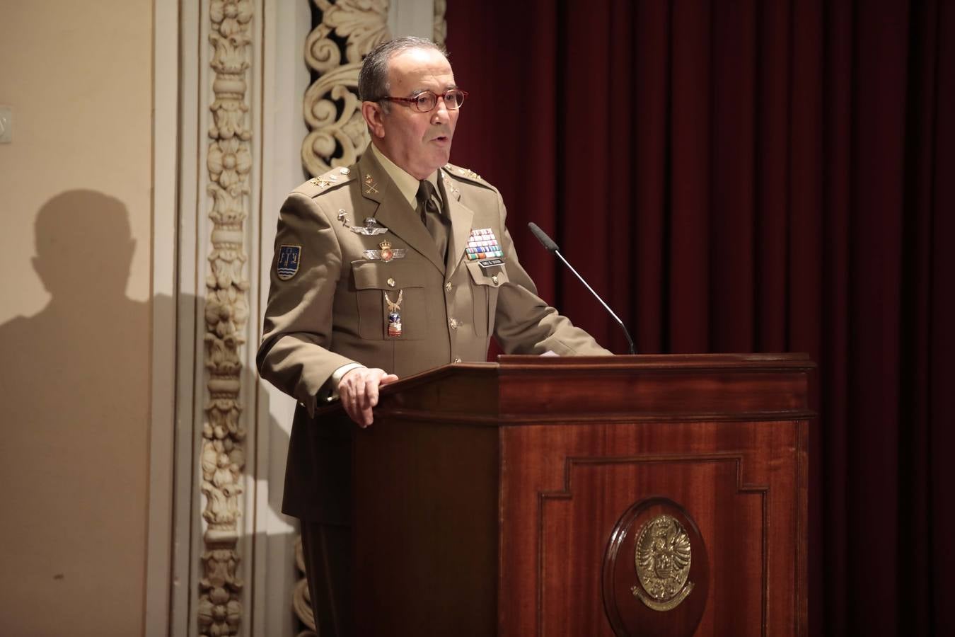 Intervención del teniente general jefe de la Fuerza Terrestre, Juan Gómez de Salazar Mínguez