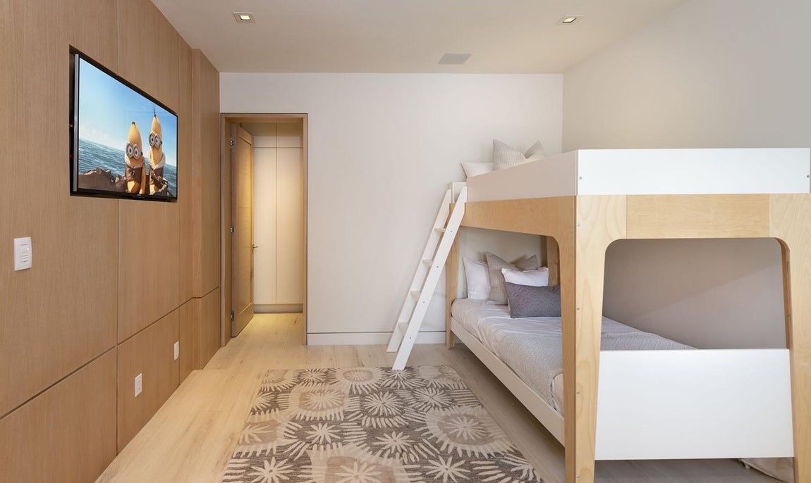 Habitaciones de invitados. Aunque el protagonismo se lo lleva la cuarta planta con su macrosuite, en la casa hay cuatro habitaciones más en las que los invitados contarán con todas las comodidades