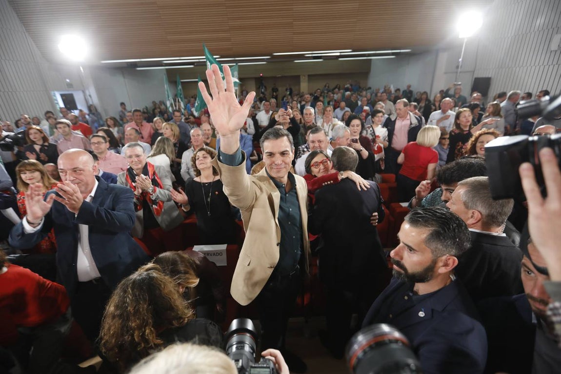 El mitin de Pedro Sánchez en Córdoba, en imágenes