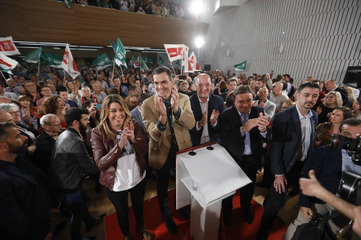 El mitin de Pedro Sánchez en Córdoba, en imágenes