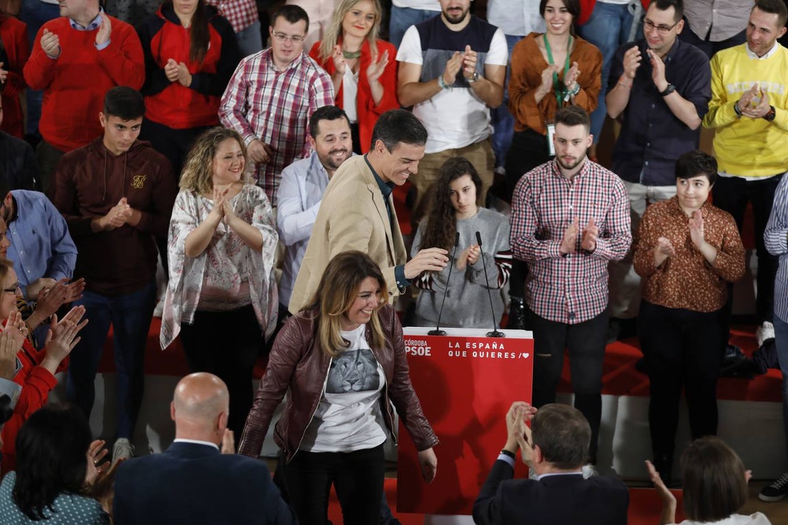 El mitin de Pedro Sánchez en Córdoba, en imágenes
