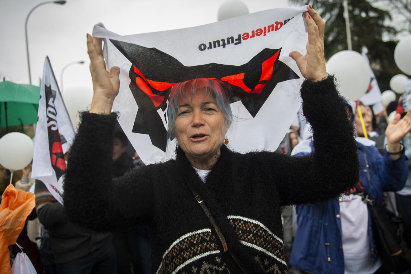 En imágenes: La manifestación contra la despoblación rural en España