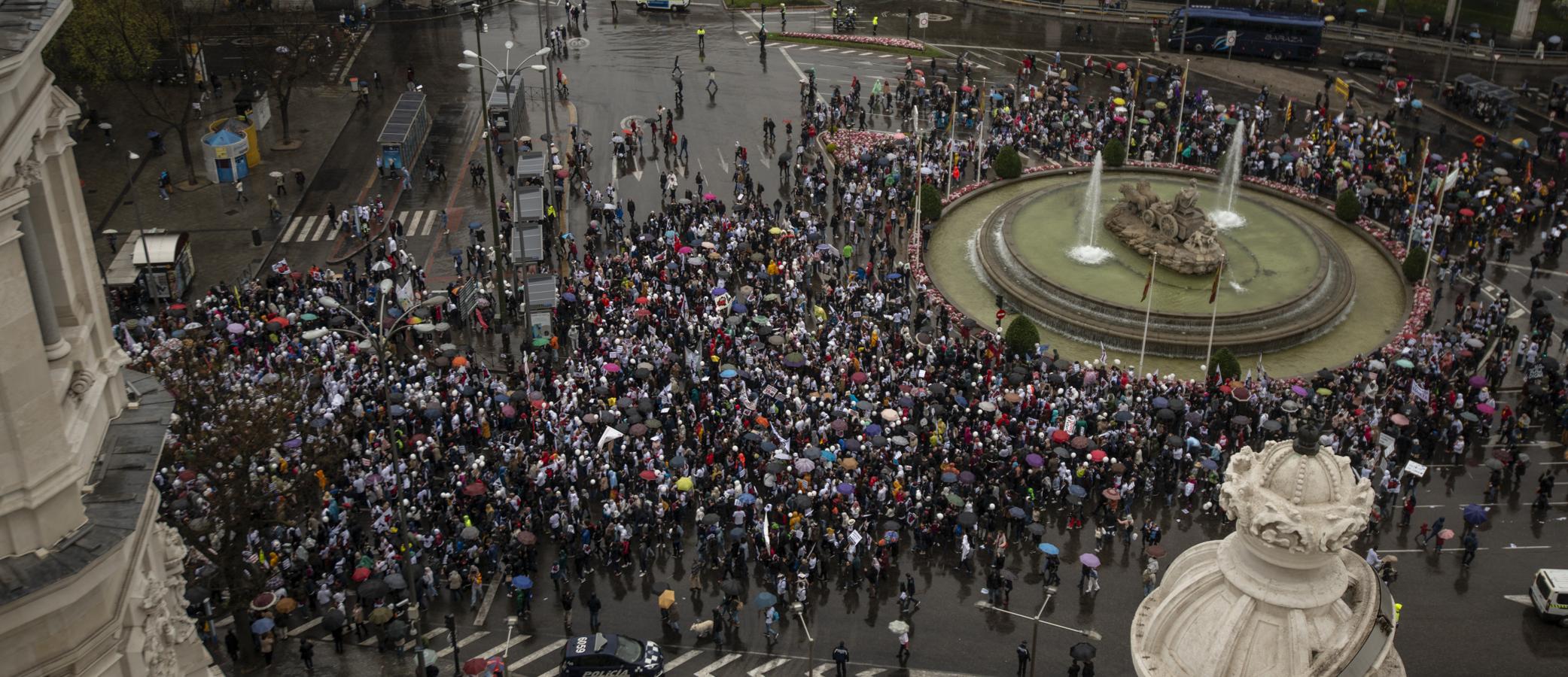 En imágenes: La manifestación contra la despoblación rural en España