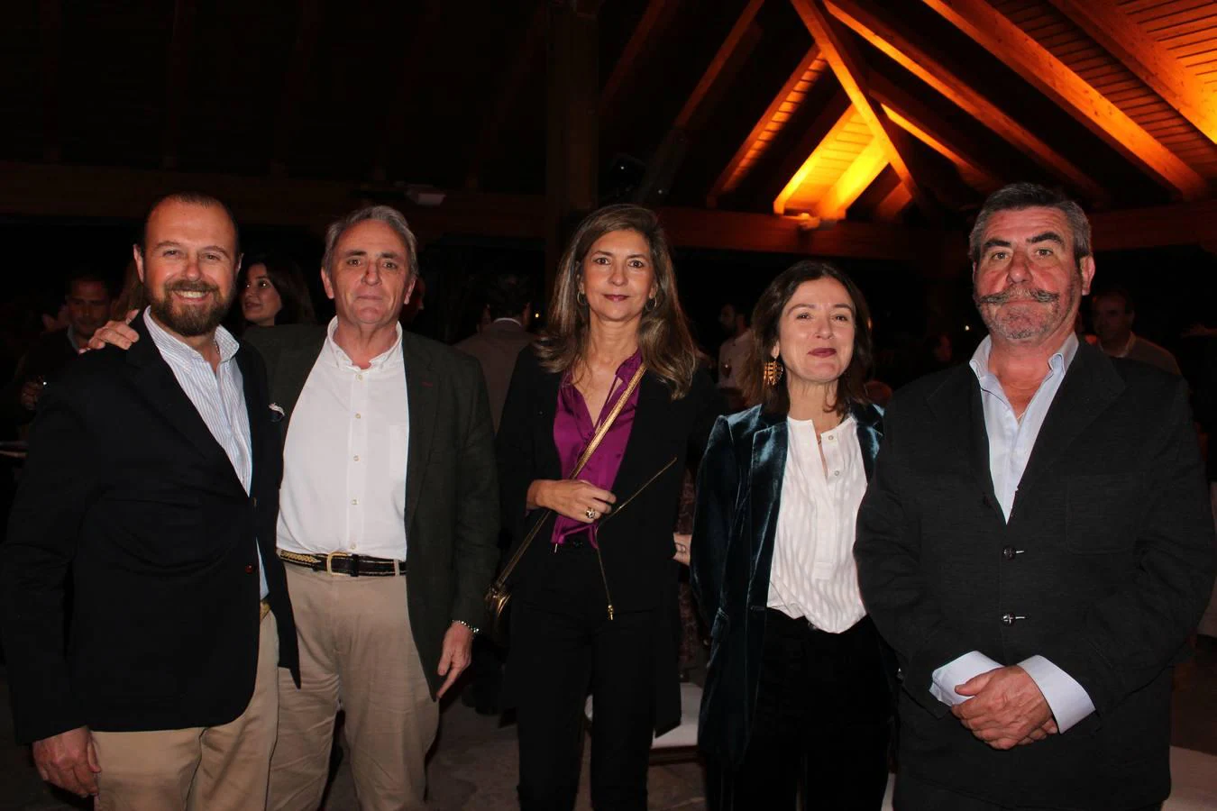 Pablo de la Oliva, Carlos Carvajal, Esther Calvo, Carmen Pérez Abascal y Tito Rivero