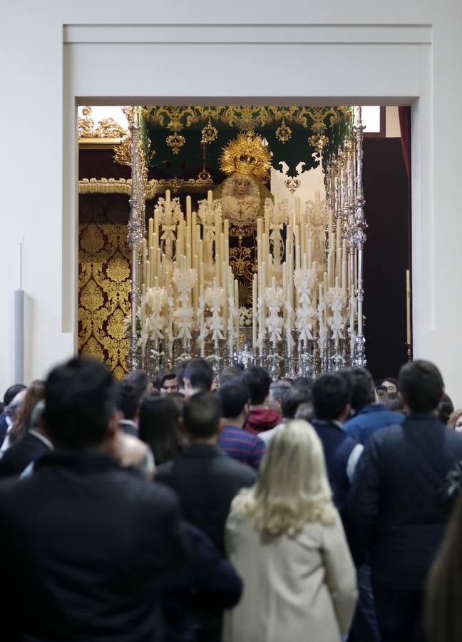 El nuevo palio de la Esperanza del Valle de Córdoba, en imágenes