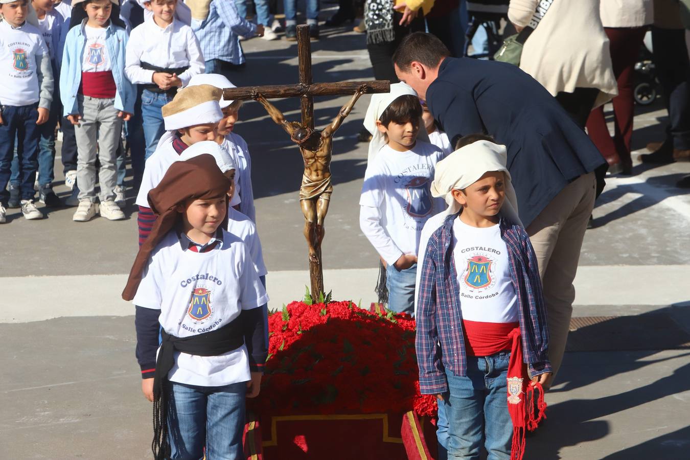 La Semana Santa «chiquita» del colegio La Salle de Córdoba, en imágenes