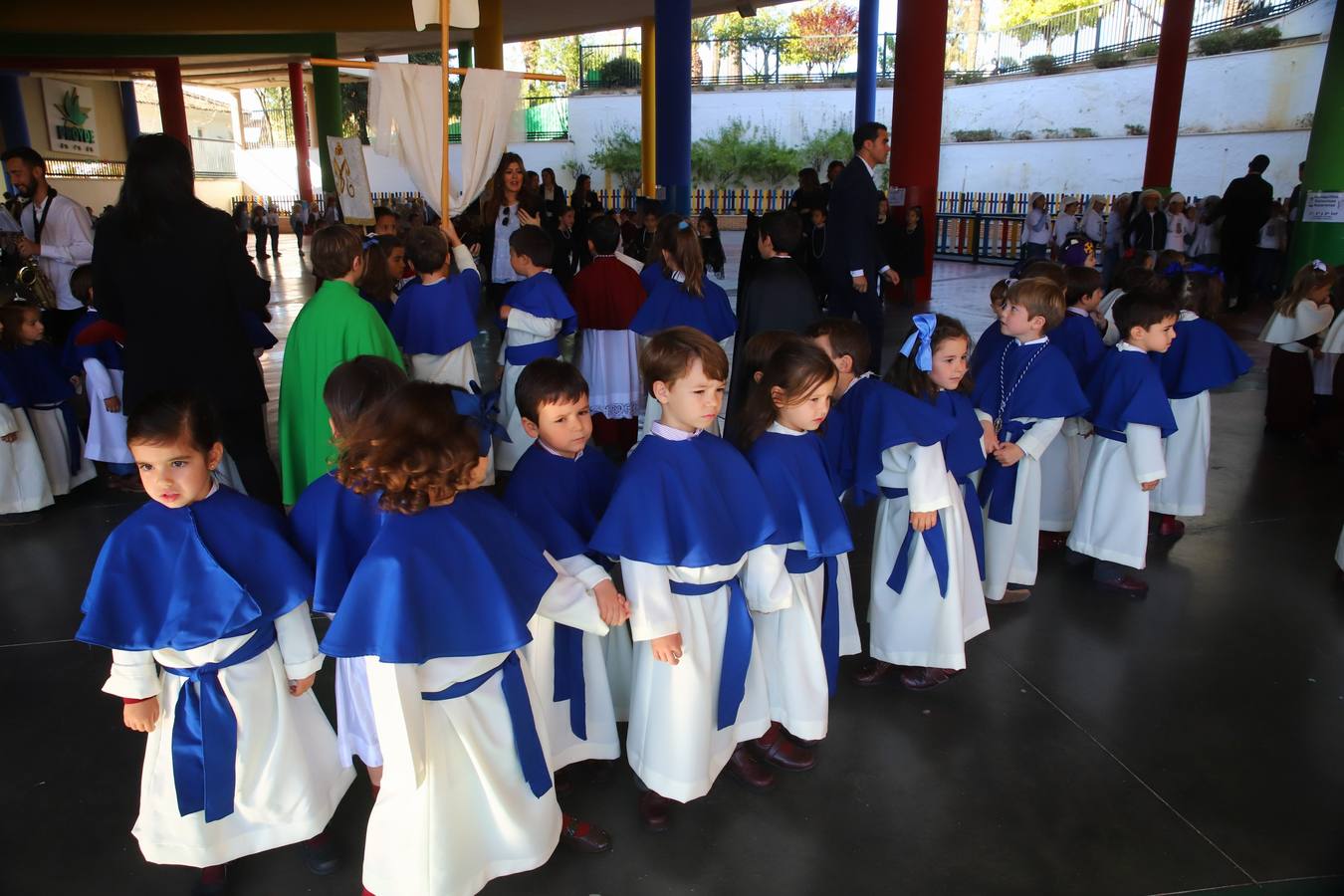 La Semana Santa «chiquita» del colegio La Salle de Córdoba, en imágenes