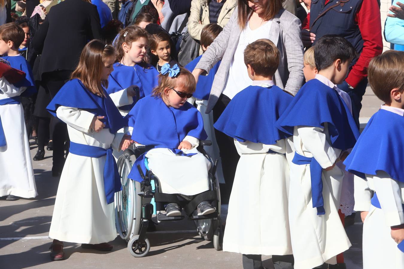 La Semana Santa «chiquita» del colegio La Salle de Córdoba, en imágenes