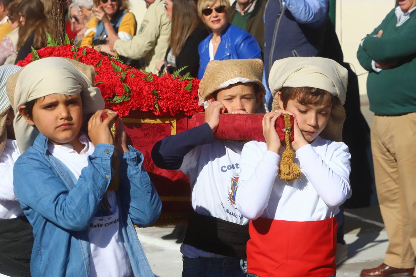 La Semana Santa «chiquita» del colegio La Salle de Córdoba, en imágenes