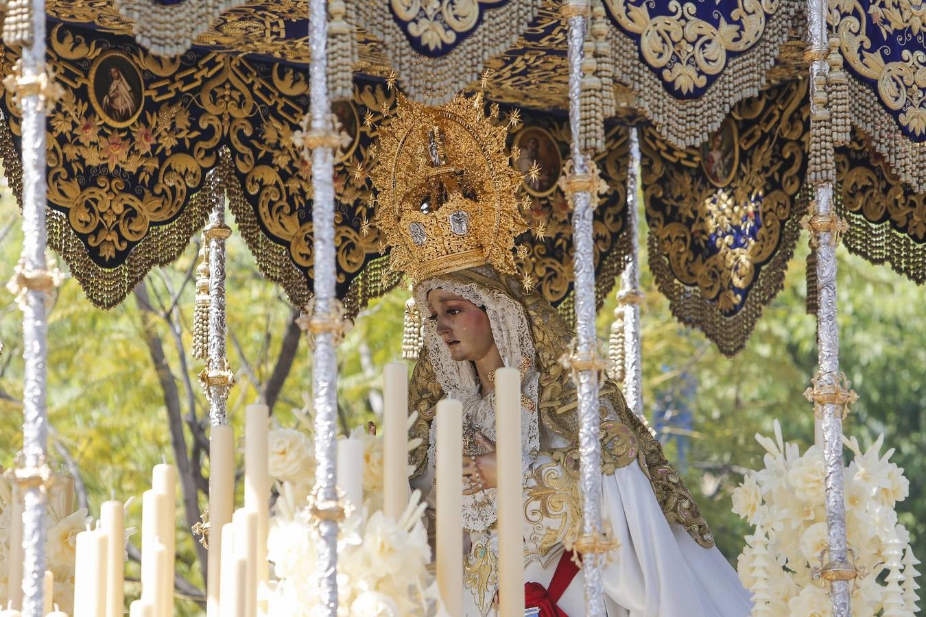 La procesión de la Hermanda de la Merced de Córdoba, en imágenes