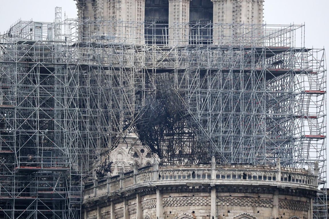 En imágenes: Así ha quedado la catedral de Notre Dame tras el incendio