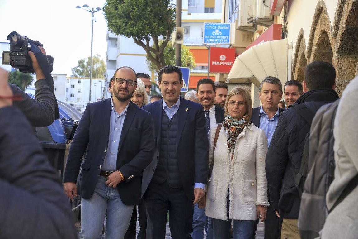 El presidente Moreno Bonilla visita El Puerto