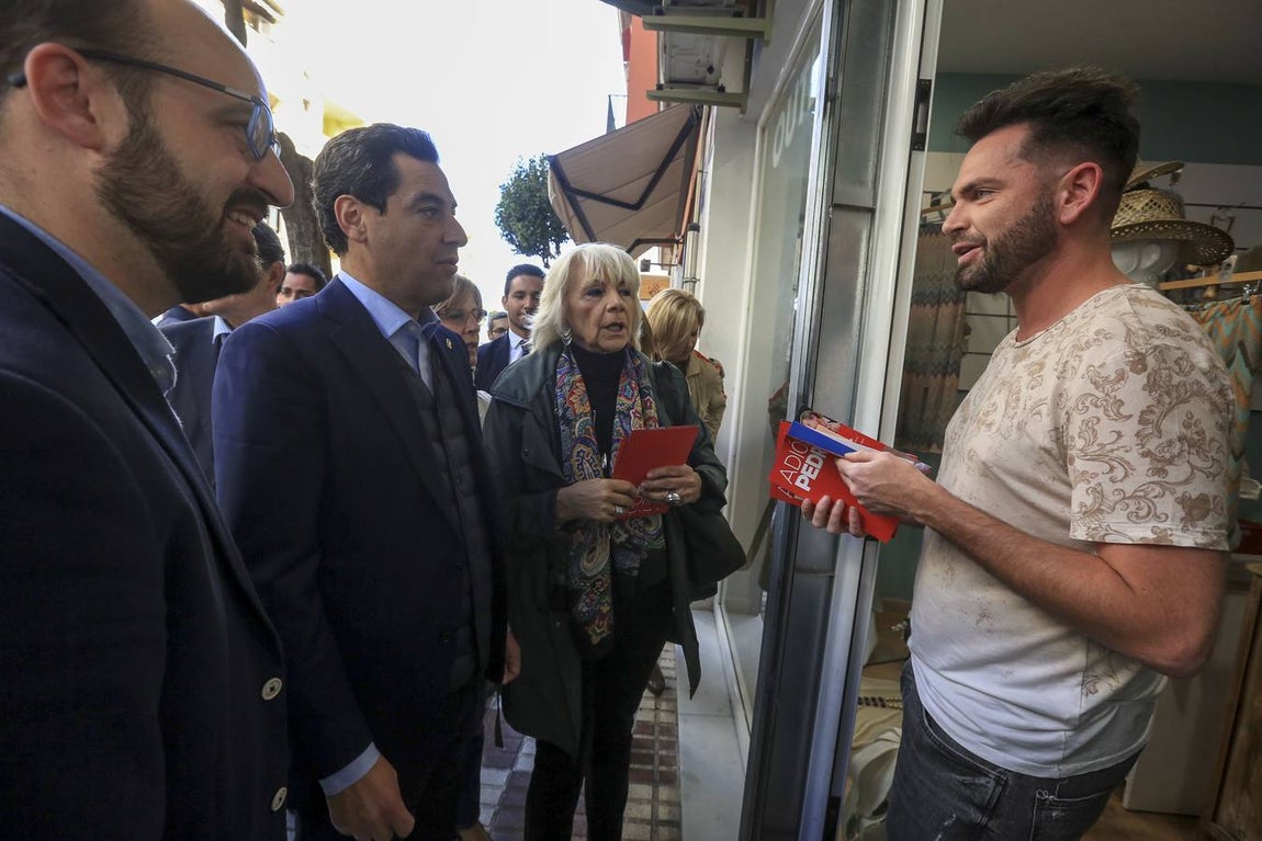 El presidente Moreno Bonilla visita El Puerto