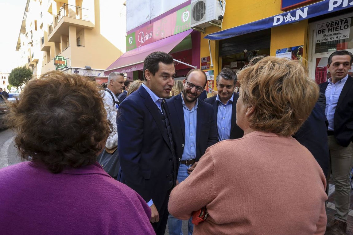 El presidente Moreno Bonilla visita El Puerto