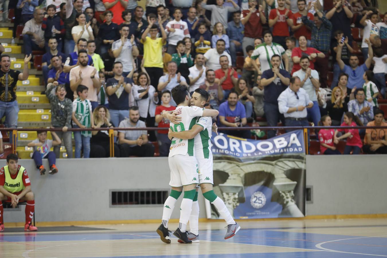 La alegría del Córdoba Futsal por el play-off, en imágenes