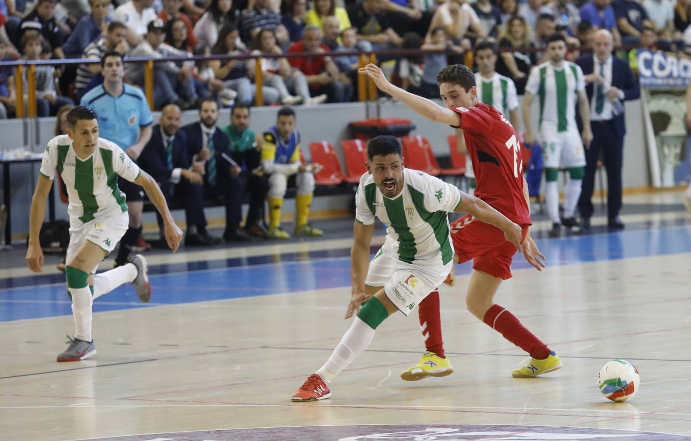 La alegría del Córdoba Futsal por el play-off, en imágenes