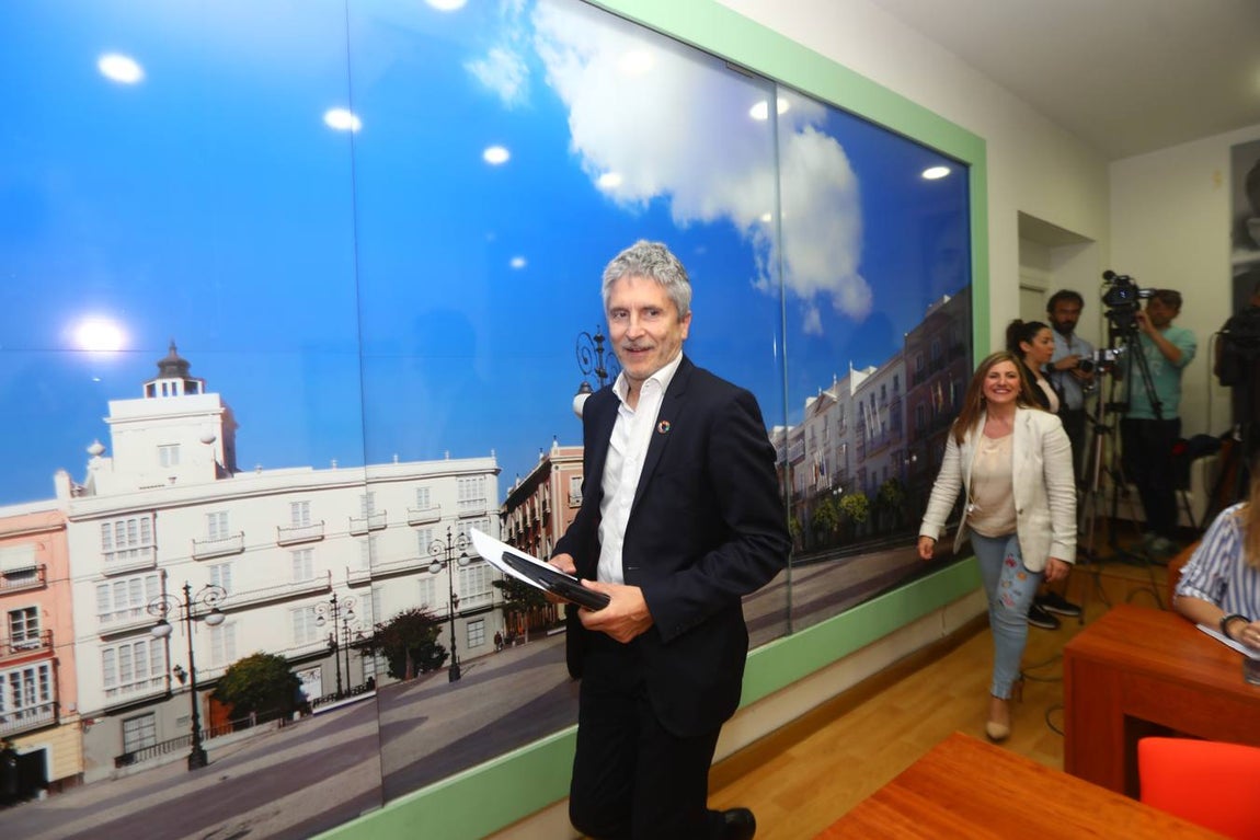 Grande-Marlaska hace balance de las elecciones en Cádiz