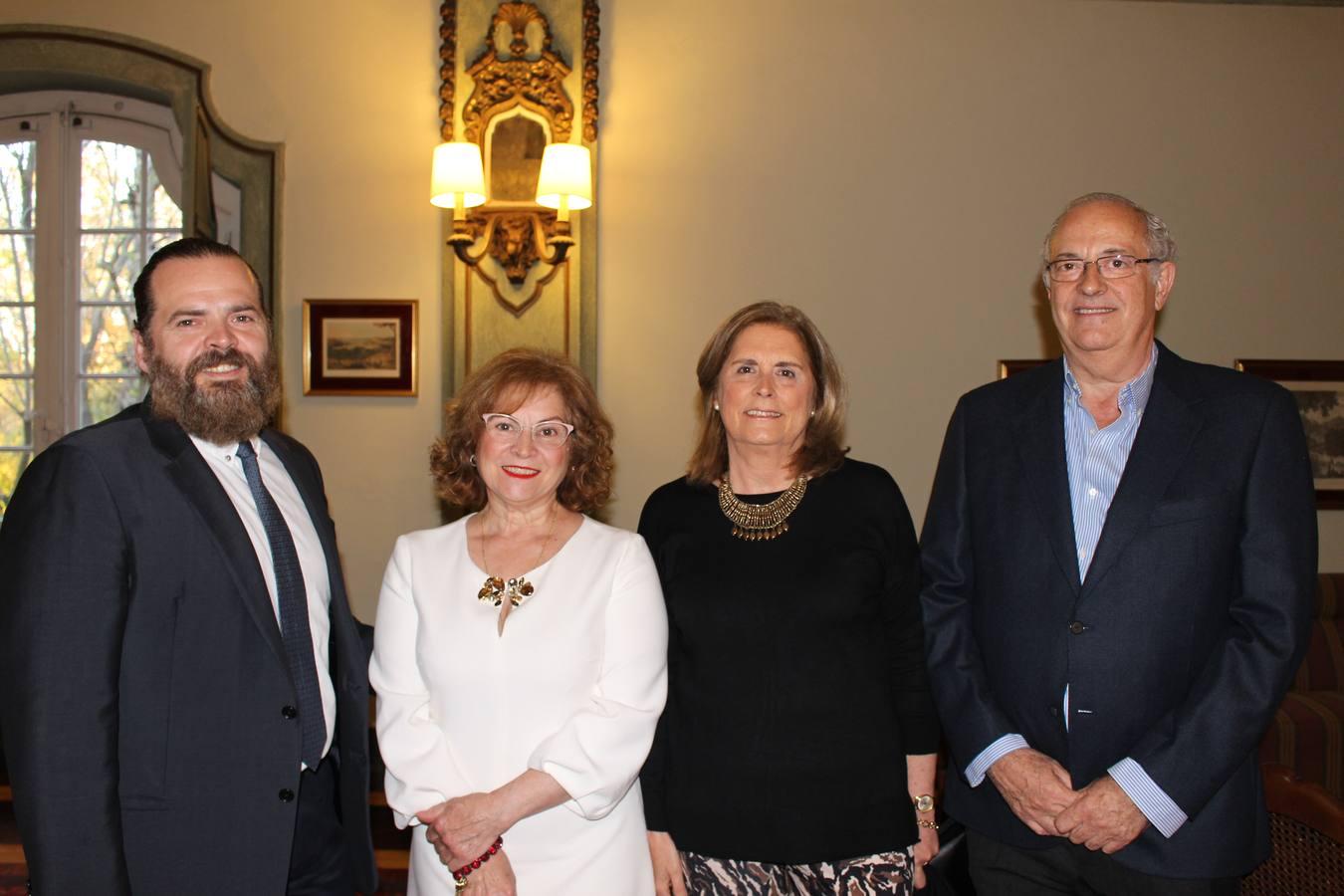 José Manuel Mayo, María Ángeles Duque, Alberto Marín y Lola Ruiz