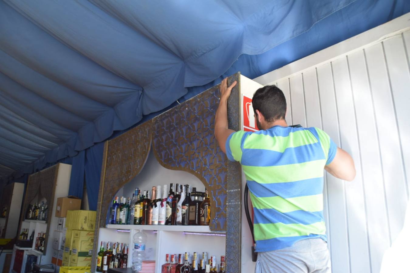 FOTOS: Preparativos para la Feria de Vejer 2019