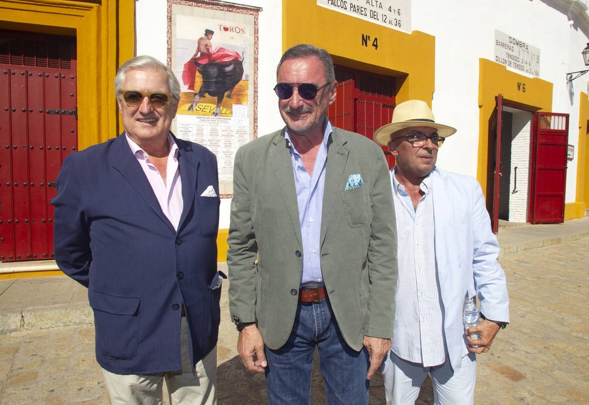 Fernando López, Carlos Herrera y Jesús Muñoz