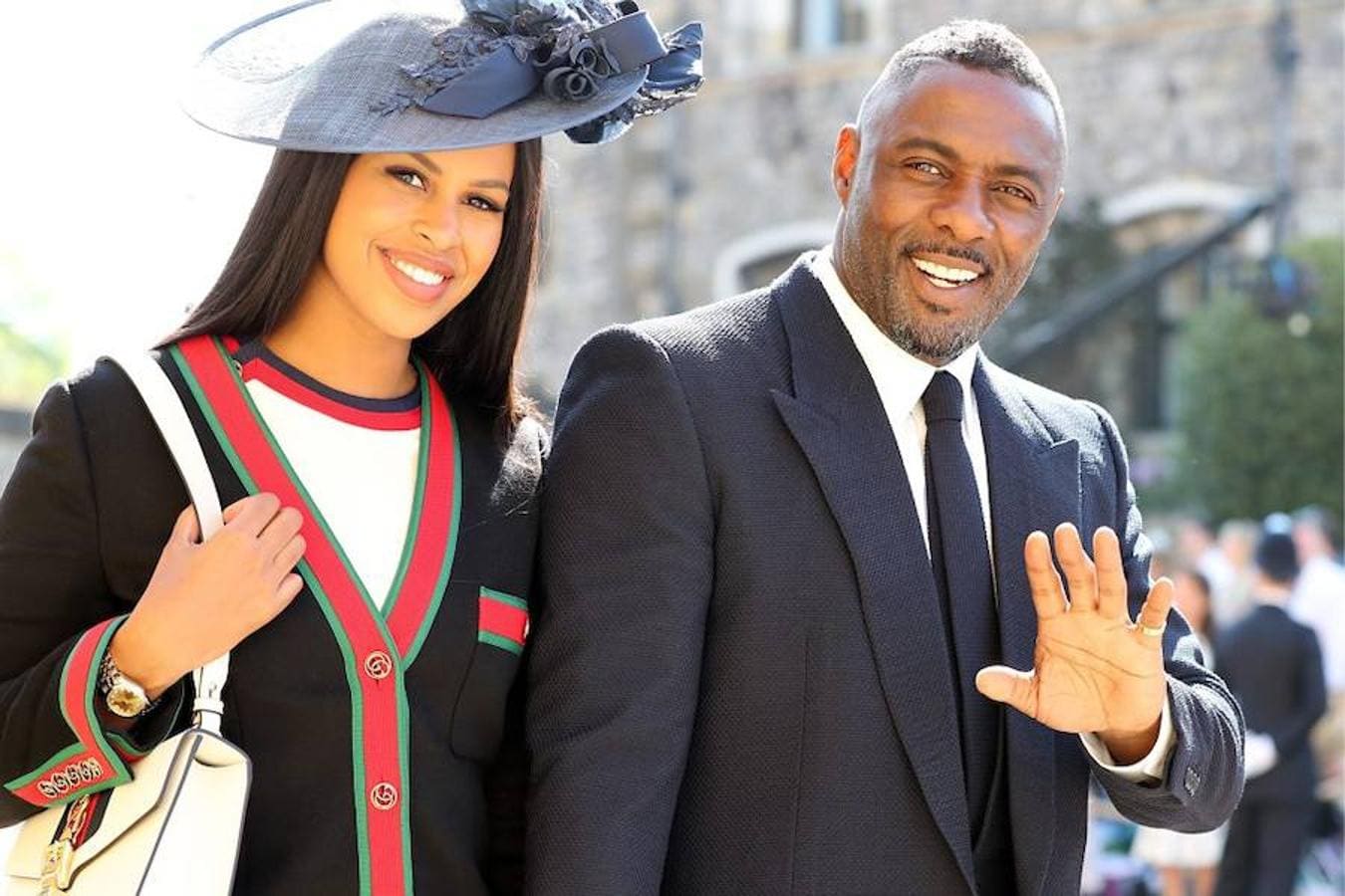 Idris Elba y Sabrina Dhowre. 