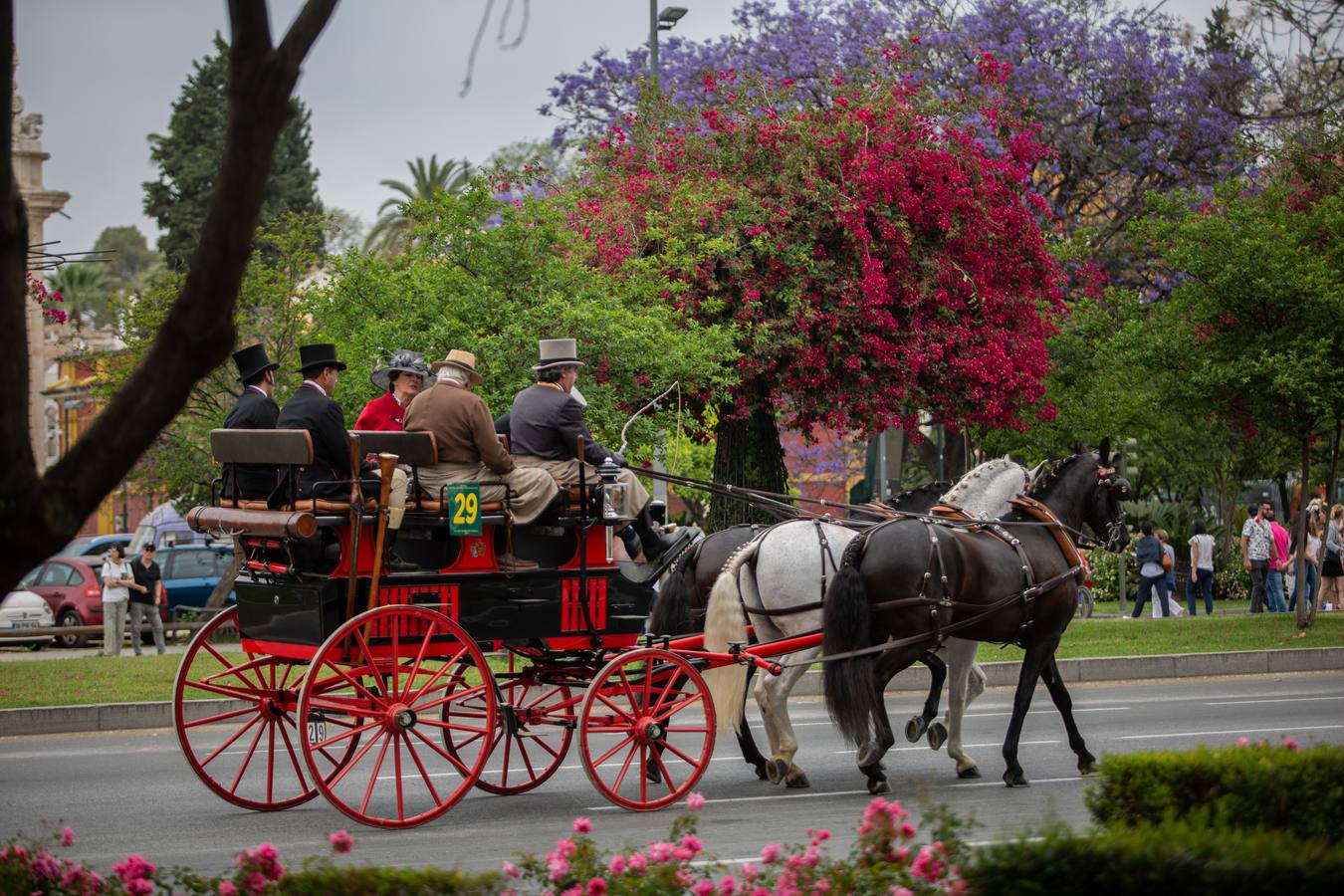 En imágenes, el Concurso y posterior paseo de los Enganches por Sevilla