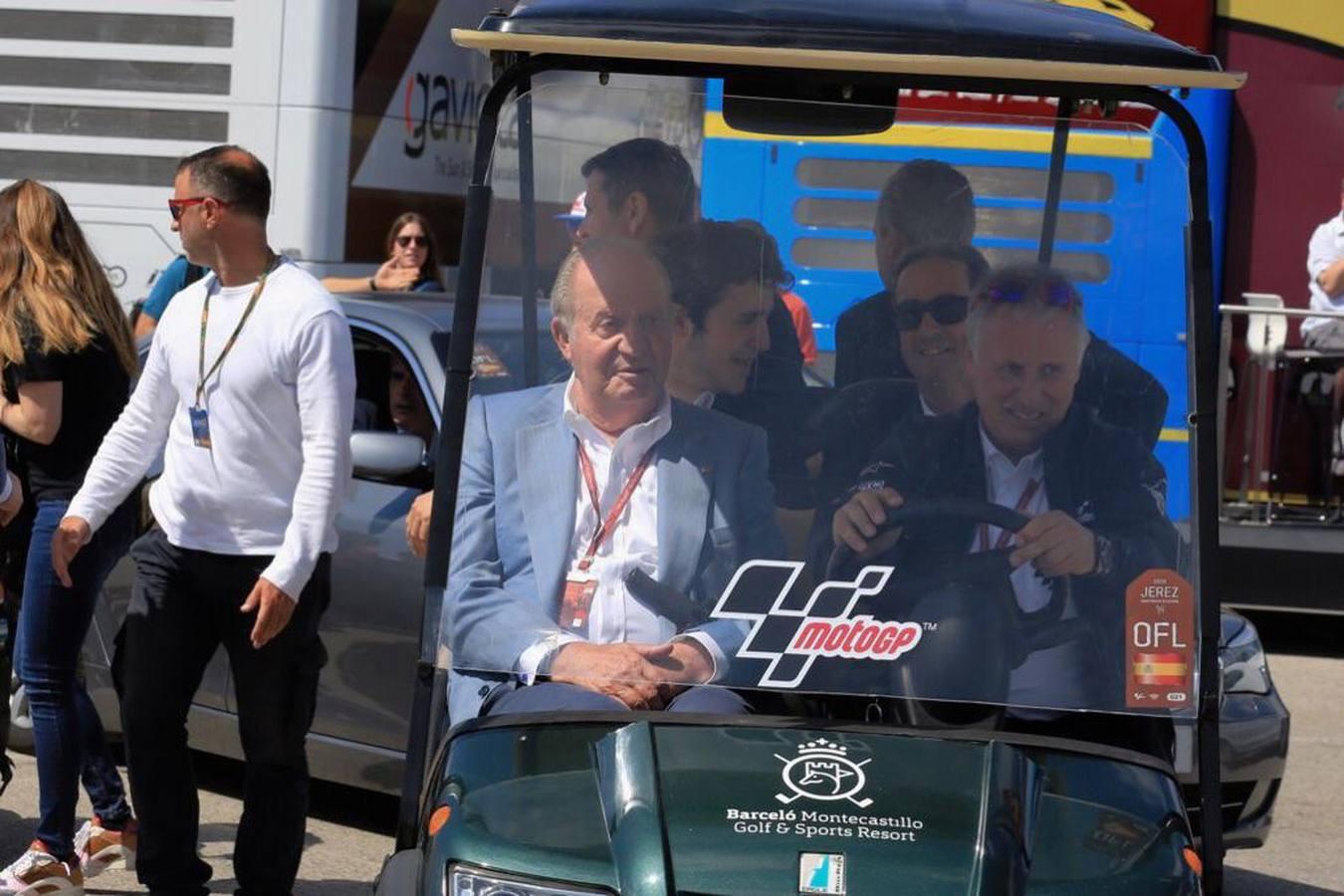 FOTOS: Don Juan Carlos vive en directo en Jerez el GP
