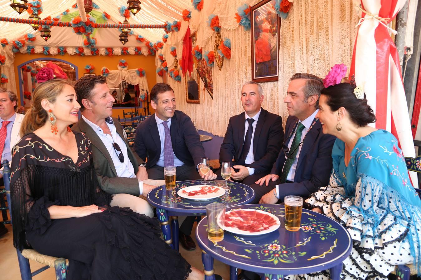 María Santisteban, Antonio García-Donas, Álvaro Domínguez, Eugenio Ferreira, Santiago Carmona y Gloria López Campos