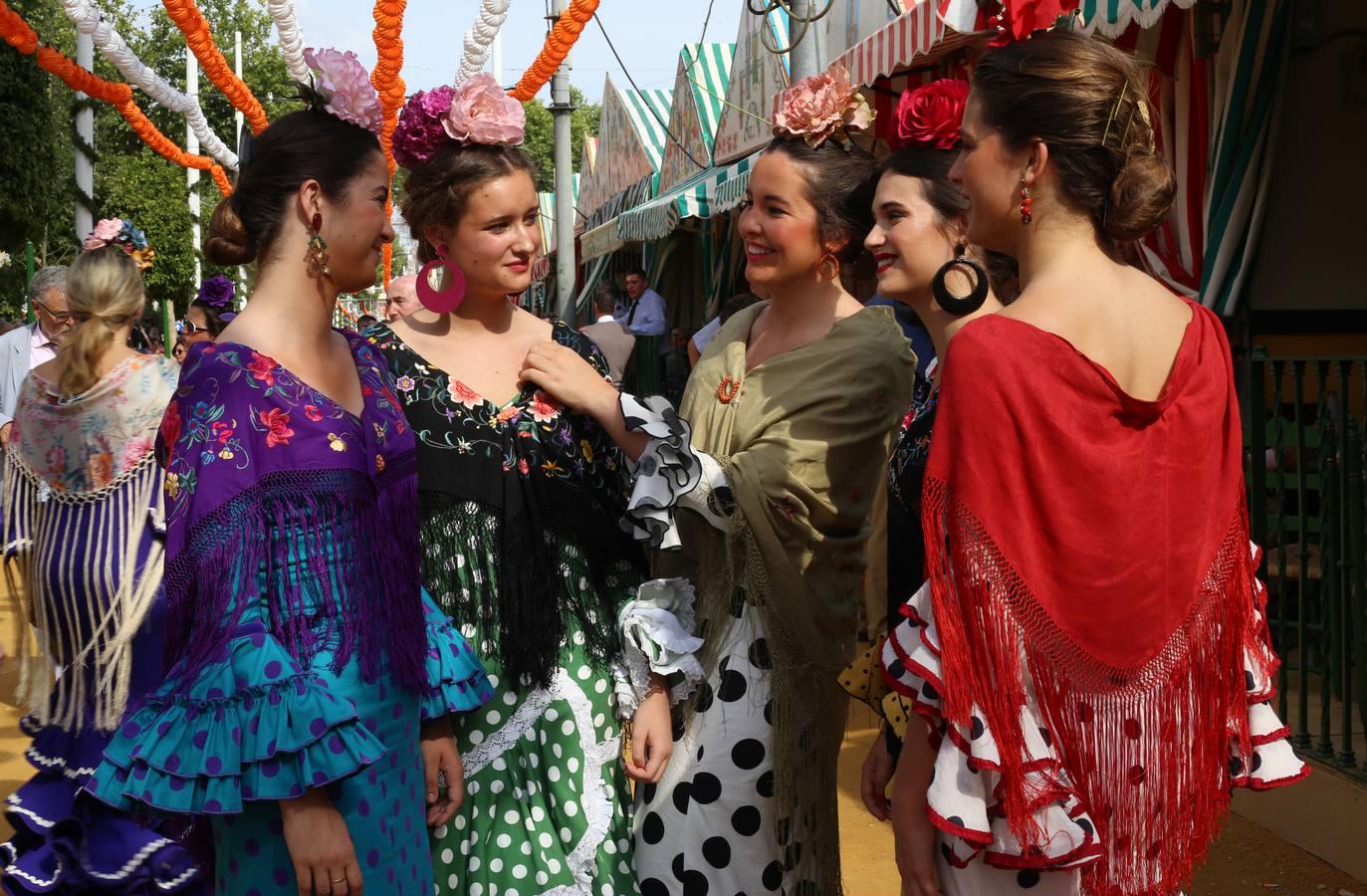 Claudia García-Blanca, Gadea Nowack, Rocío Molina, Aina Nowack y Mercedes del Barrio