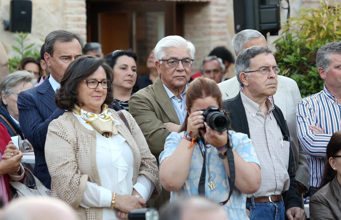 Agustín Conde, exalcalde de Toledo, en la presentación de la candidatura de Claudia Alonso. 