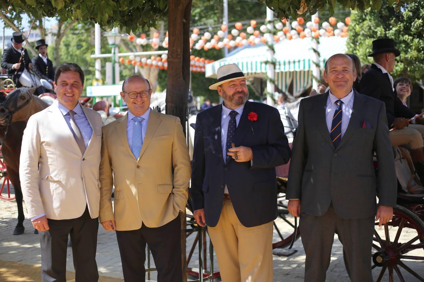 Emilio González San Román, Alfonso Osborne, Tomás Osborne, Yayo Osborne