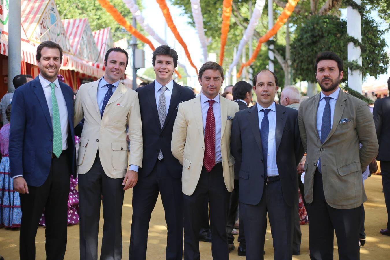 Juan Vargas-Machuca, Ricardo Recio Siögren, Gonzalo Losada, José Luis Rubio, Fernando Loring y Miguel Castañé