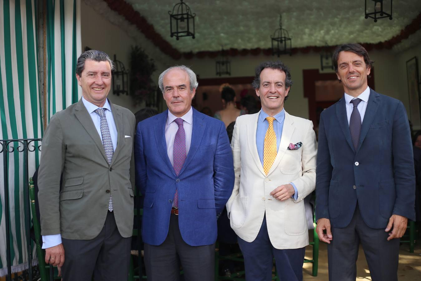 Felipe Gálvez, Joaquín Caro, Marcos Valcárcel y Eduardo Fedriani