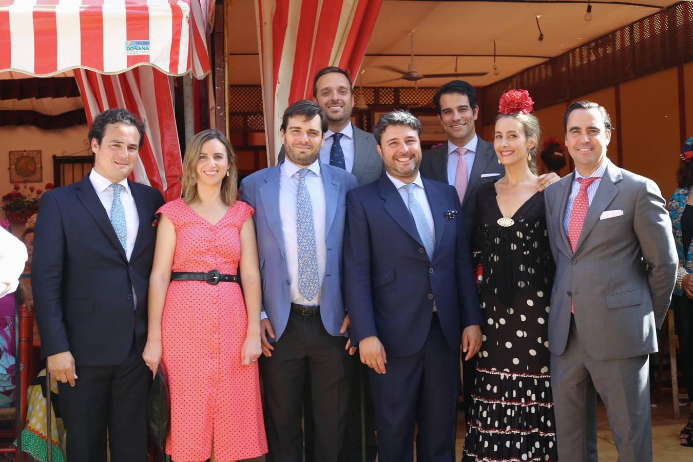 Alfonso García-Valdecasas, Teresa Rodríguez-Caso, Fermín Alarcón, Miguel de la Rosa, Enrique Escatllar, Antonio Ortiz, María López y José Ruiz