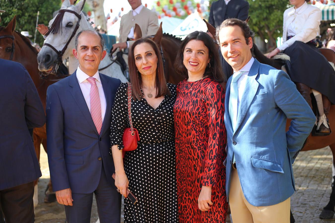 Miguel Gijón, Esther Palmero, Isabel Pérez Vidaurreta y Ignacio Ruiz Carrasco