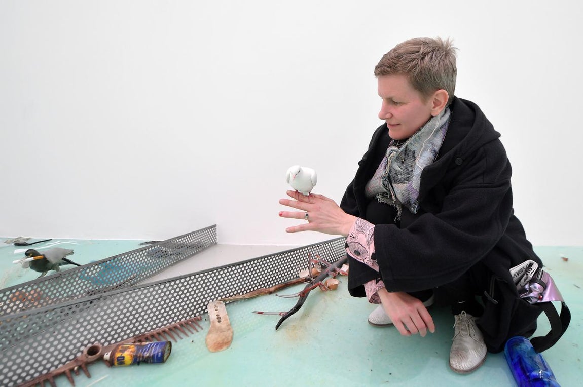 Laure Prouvost, en el pabellón francés. 