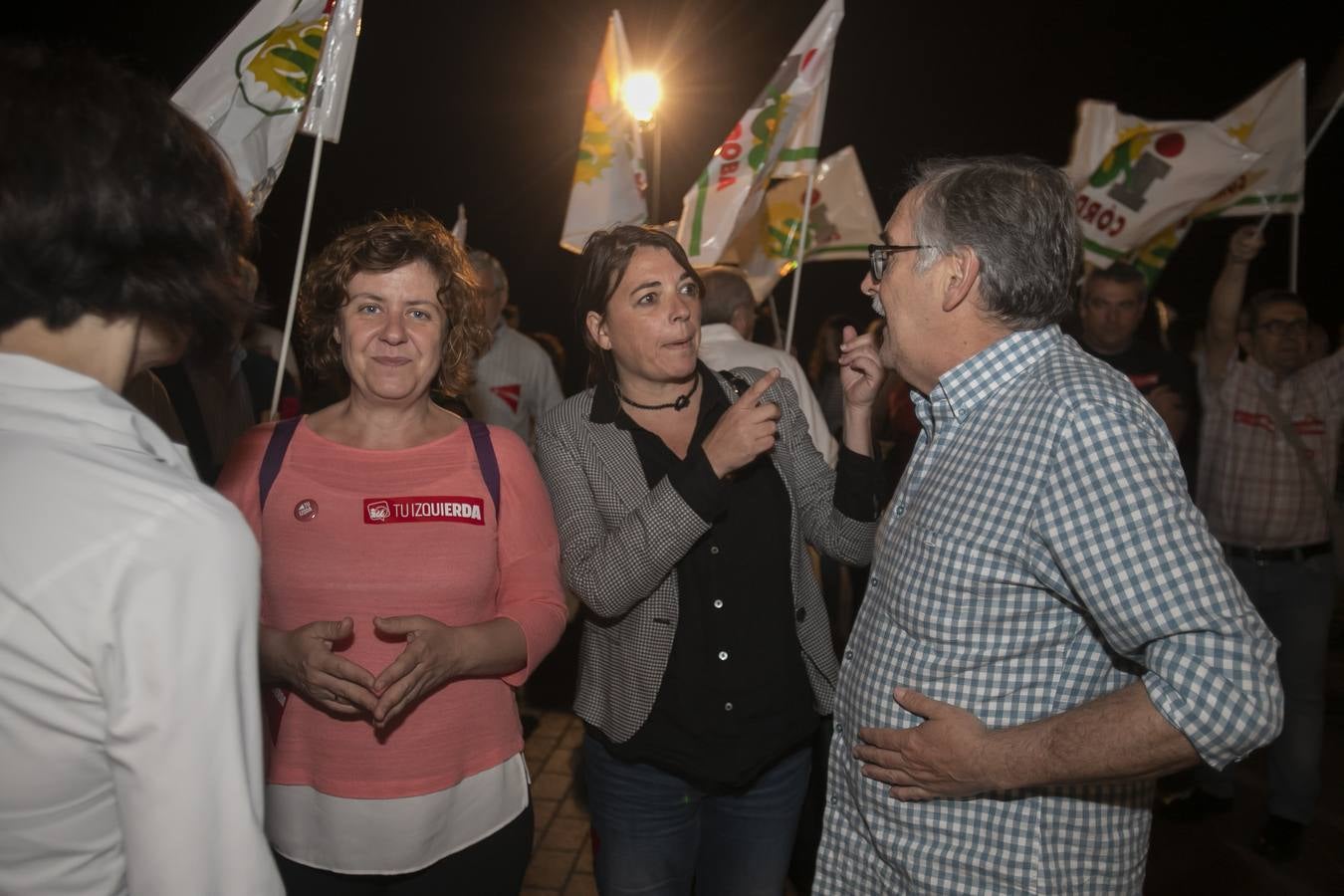 El inicio de la campaña de IU en Córdoba, en imágenes