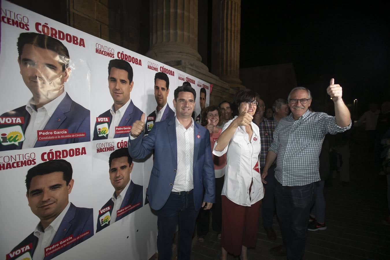 El inicio de la campaña de IU en Córdoba, en imágenes