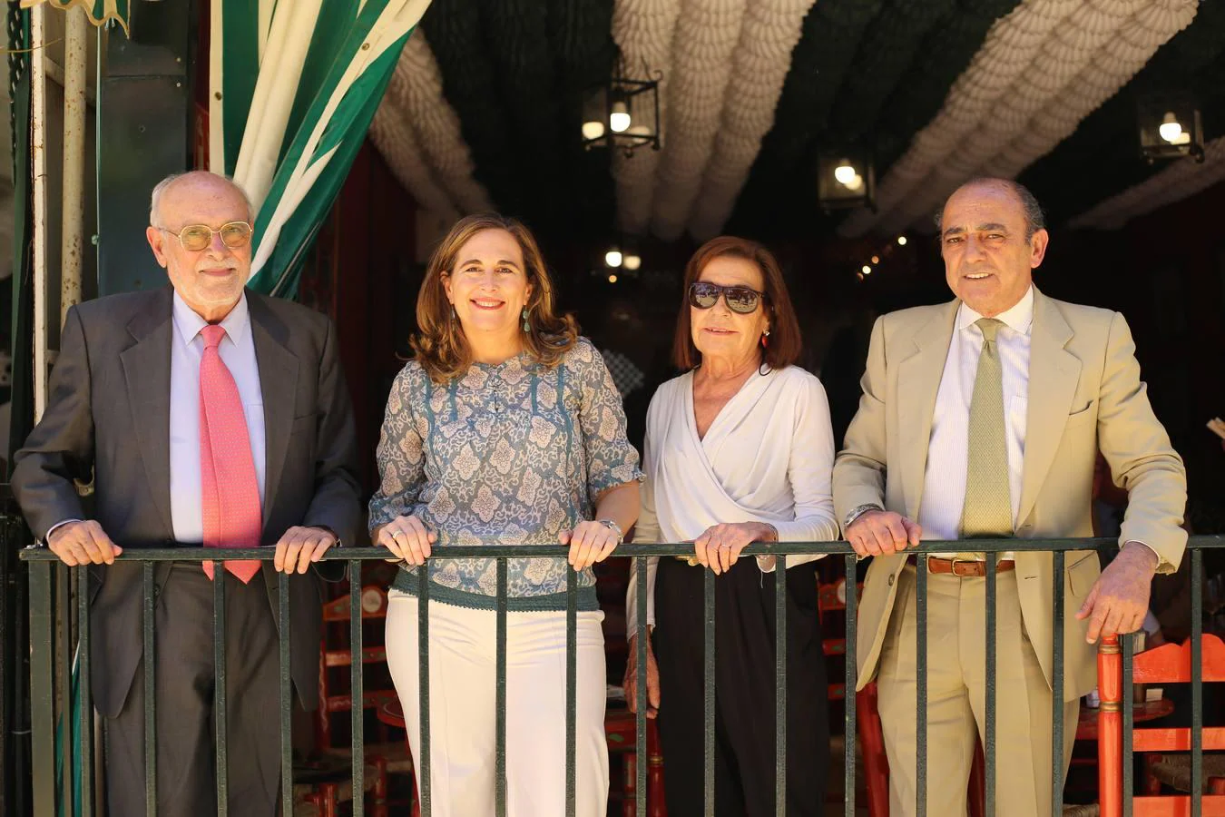 Trino Meseguer, Yolanda Meseguer, Gloria Calero y Perico González-Palomino