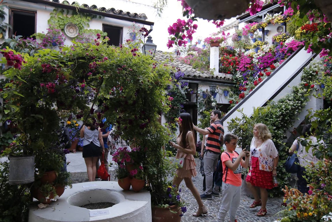 El ambiente para visitar los Patios de San Basilio en Córdoba, en imágenes