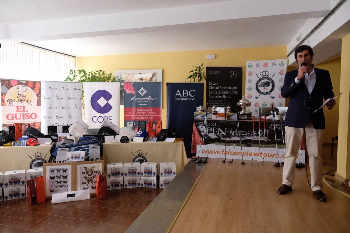 La entrega de premios de la Copa Albolafia de Golf, en imágenes