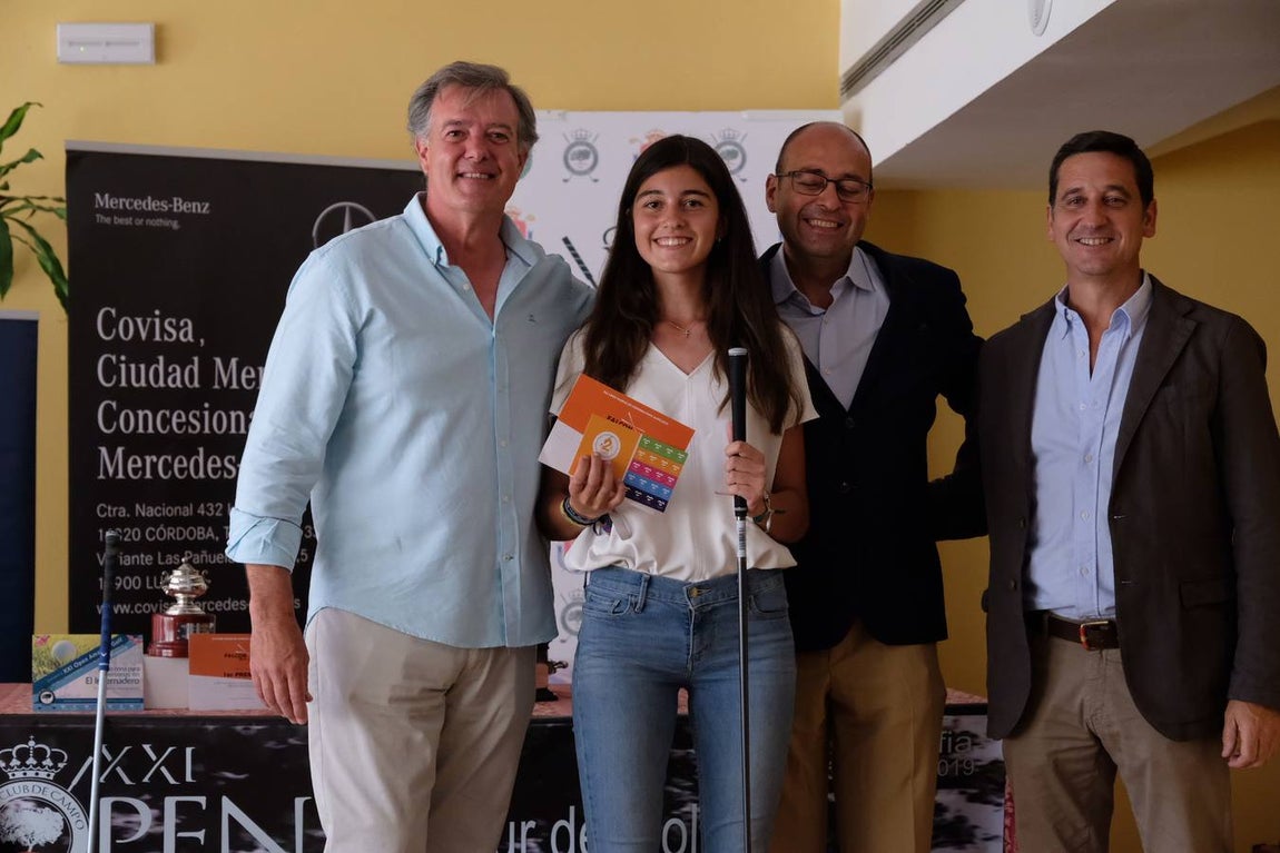 La entrega de premios de la Copa Albolafia de Golf, en imágenes