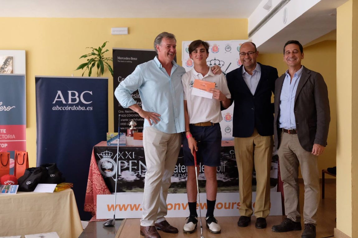 La entrega de premios de la Copa Albolafia de Golf, en imágenes