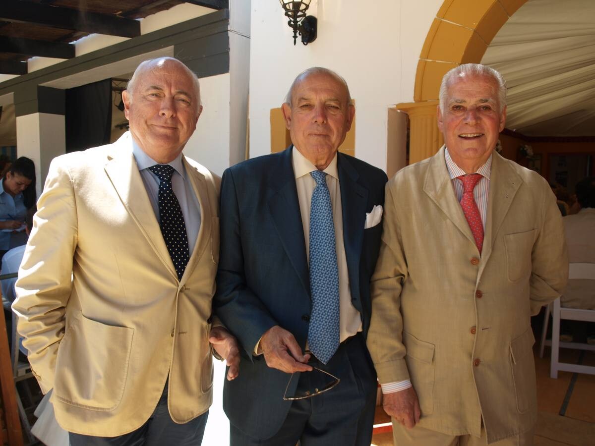 Miguel Lizaso, Manuel Jiménez y Miguel Encinas
