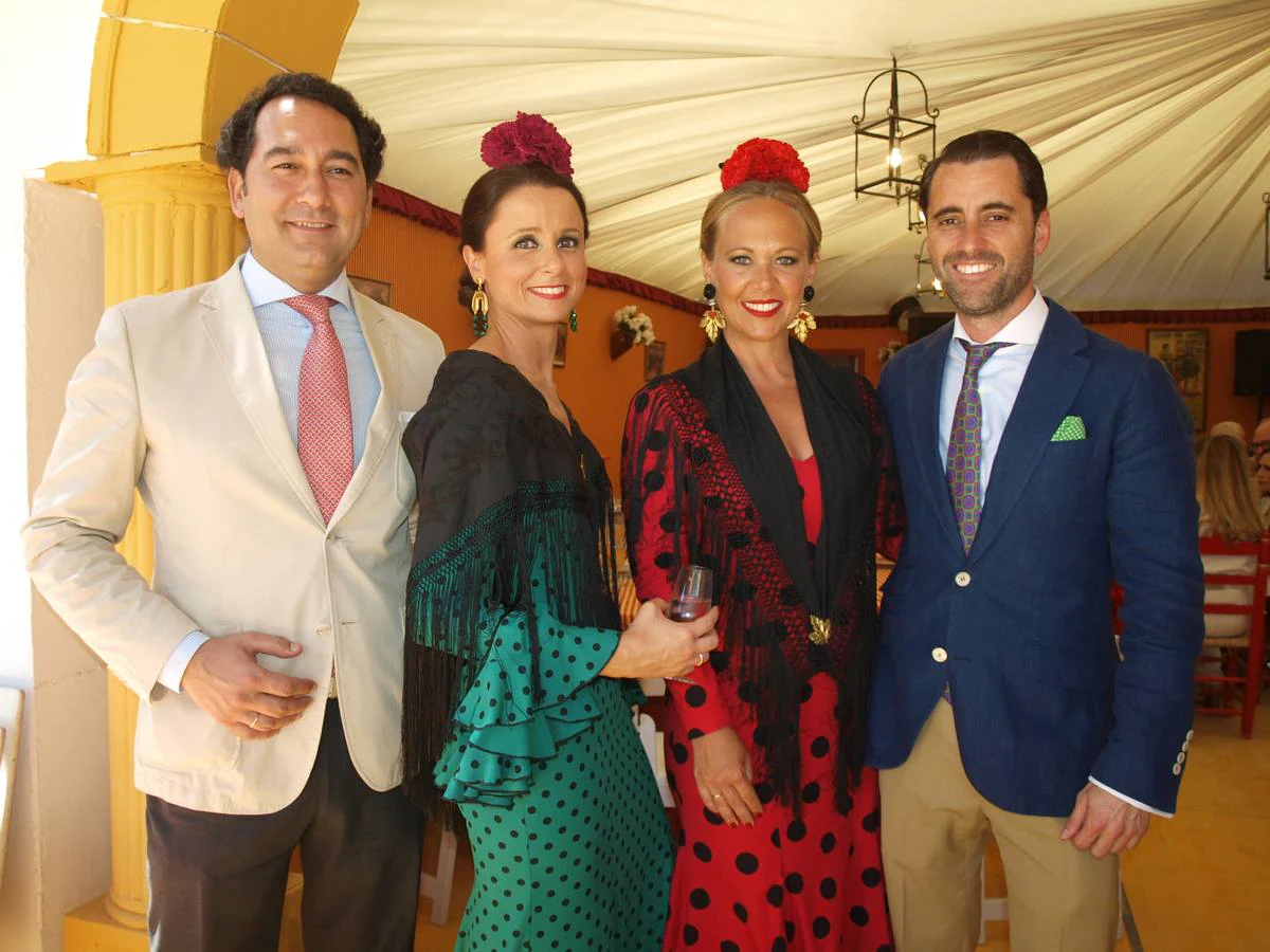Francisco González, Carmen Argudo, Elisa Cano y Agustín Jiménez