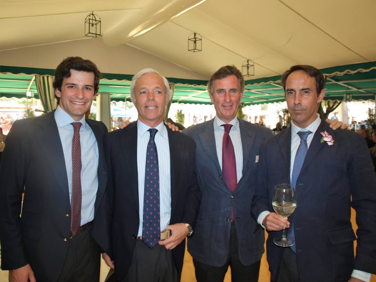 Carlos Domecq, Salvador Guardiola, Luis Erquicia y Francisquito Domecq