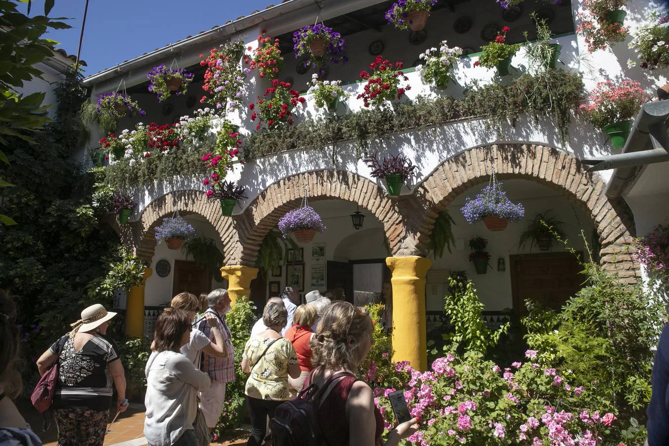 La autenticidad de los Patios de Córdoba en Santa Marina y San Agustín, en imágenes