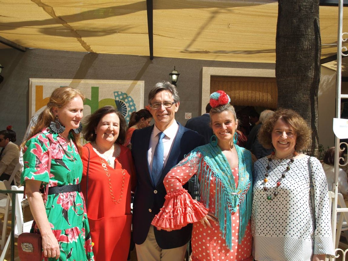 Sigrid Wiesenthal, María Teresa Sánchez-Matamoros, José Ignacio Arnedo, María Camen Gonzálvez y María José Sánchez-Matamoros